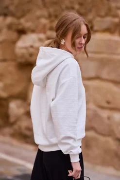 More'moi Bluza Hoodie Iconic Off White