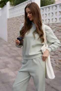 More'moi Bluza Hoodie Iconic Pastel Mint