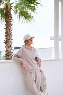 More'moi Bluza Hoodie Iconic Sand
