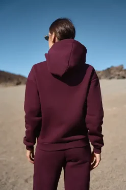 More'moi Bluza Hoodie Simply Deep Burgundy