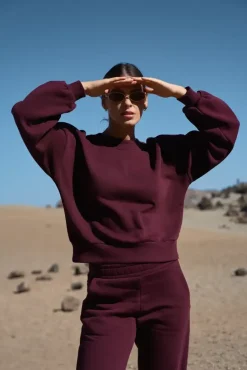 More'moi Bluza Simply Deep Burgundy