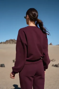 More'moi Bluza Simply Deep Burgundy