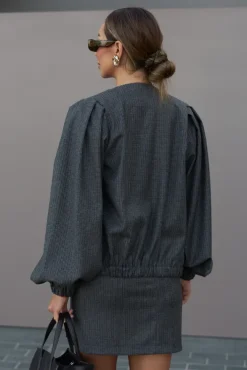 More'moi Bomberka Jive Grey Plaid
