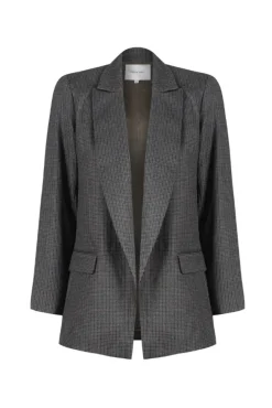 Damskie More'moi Marynarka Elise Grey Plaid