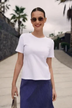 More'moi 2-Pack T-shirt Vicky White and Peony Pink
