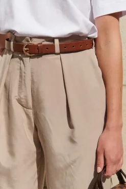More'moi Pasek Leather Brown
