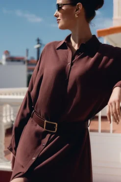 More'moi Pasek Teri Mocha Brown