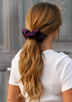 More'moi Scrunchie Plum