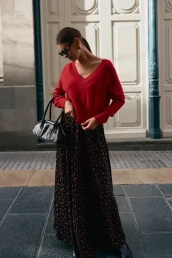 More'moi Spódnica Sofia Maxi Black Camelia