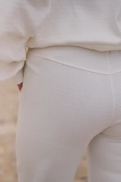 Damskie More'moi Spodnie Iconic Off White