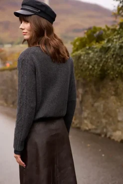 More'moi Sweter Amelia Antracyt