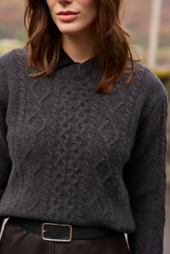 More'moi Sweter Amelia Antracyt