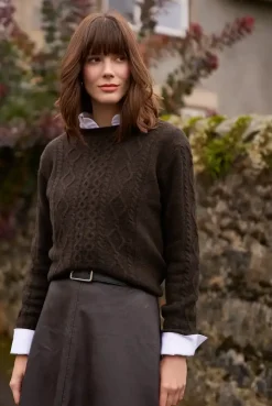 More'moi Sweter Amelia Dark Chocolate