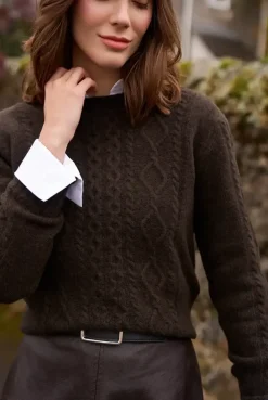 More'moi Sweter Amelia Dark Chocolate