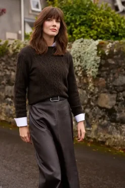 More'moi Sweter Amelia Dark Chocolate