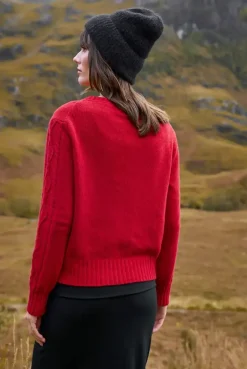 More'moi Sweter Amelia Red Chilli