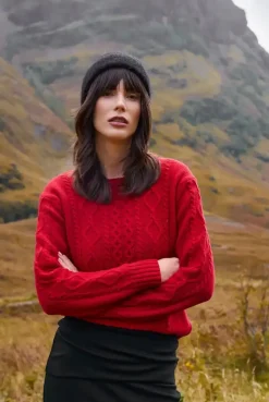 More'moi Sweter Amelia Red Chilli