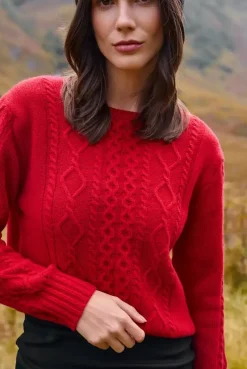 More'moi Sweter Amelia Red Chilli