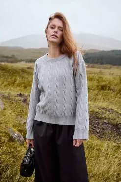 More'moi Sweter Charles Light Grey