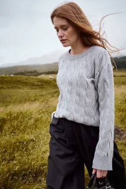 More'moi Sweter Charles Light Grey