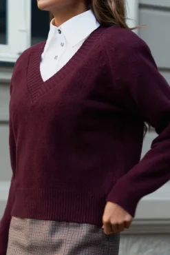 More'moi Sweter Jacob Deep Wine