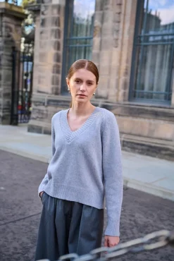 More'moi Sweter Jacob Light Grey