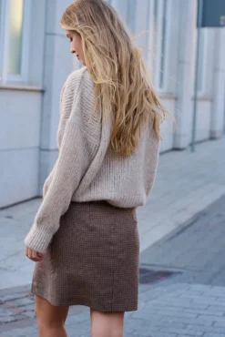 More'moi Sweter Lorette Light Beige