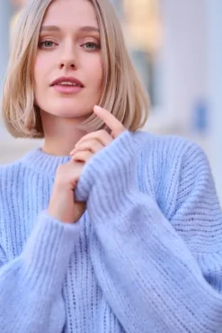 More'moi Sweter Lorette Powder Blue