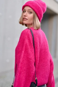 More'moi Sweter Lorette Vivid Pink