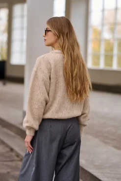 More'moi Sweter Madeline Light Beige
