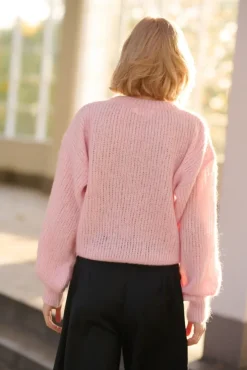 More'moi Sweter Madeline Peony Pink