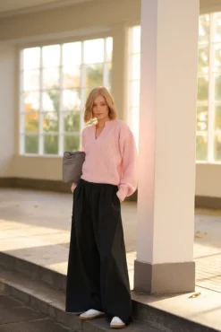 More'moi Sweter Madeline Peony Pink