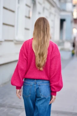 More'moi Sweter Madeline Vivid Pink