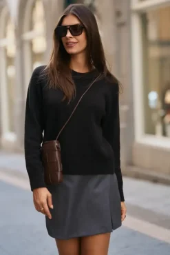 More'moi Sweter Marlene Dark Chocolate