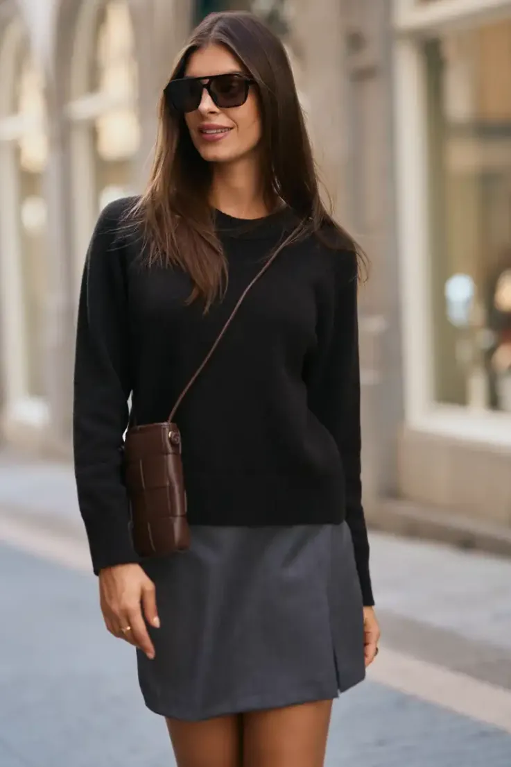 More'moi Sweter Marlene Dark Chocolate