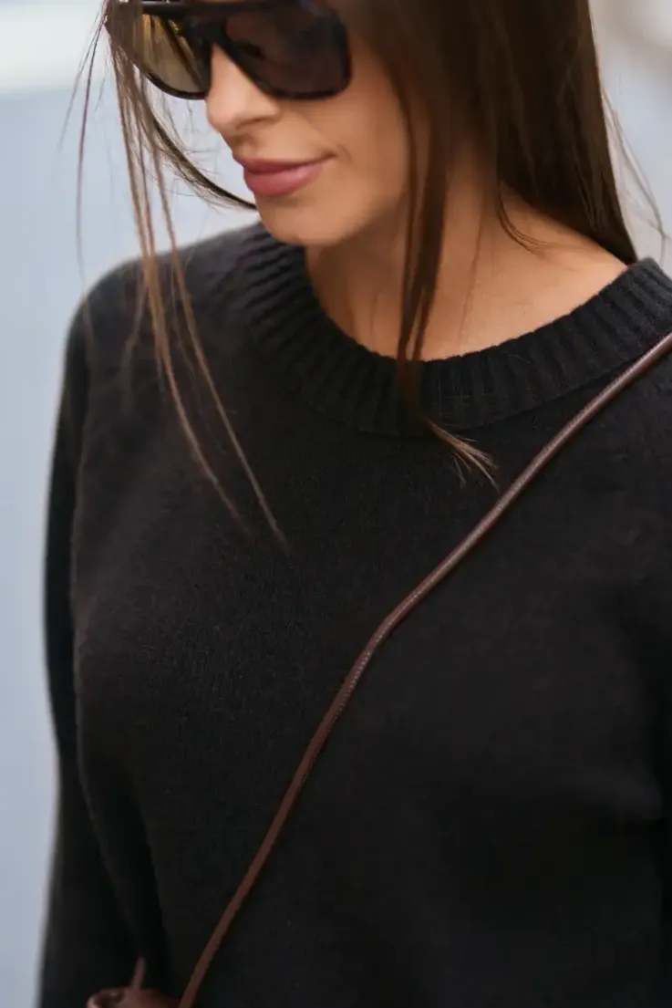 More'moi Sweter Marlene Dark Chocolate
