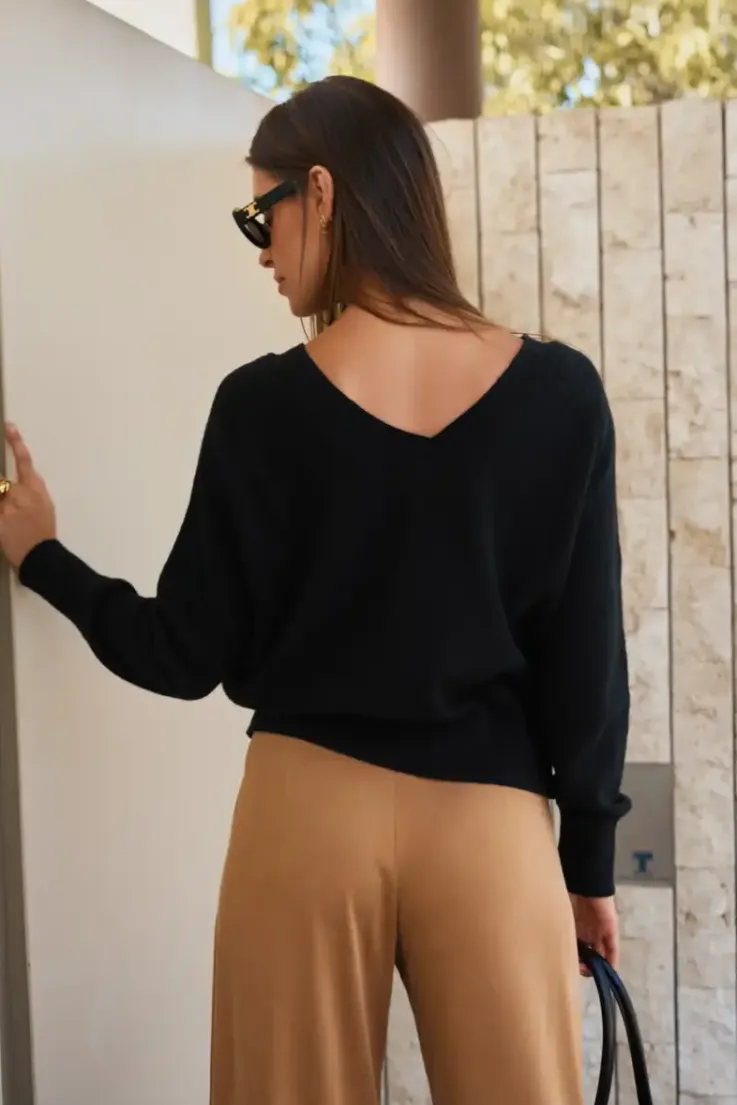 More'moi Sweter Sylvie Black
