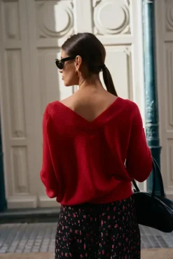 More'moi Sweter Sylvie Red Chilli