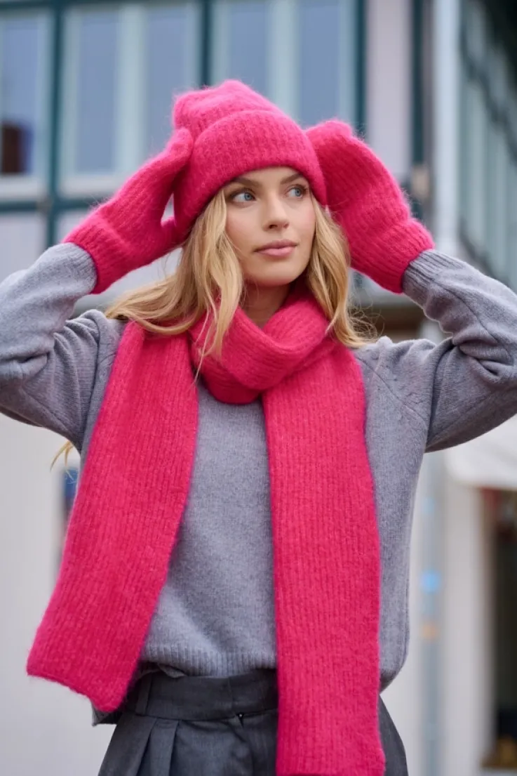 More'moi Szalik Mist Vivid Pink