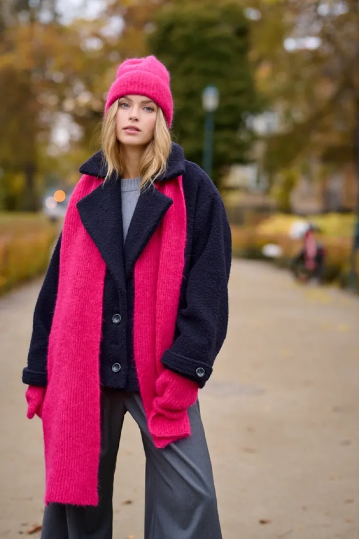 More'moi Szalik Mist Vivid Pink