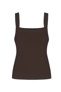 More'moi Top Caro Dark Mocha