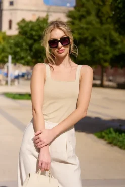 More'moi Top Caro Latte