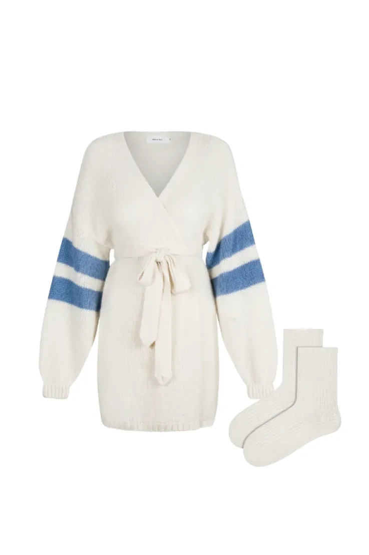 More'moi Zestaw Lizz Blue Stripes and Short