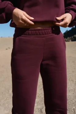 More'moi Zestaw Simply Hoodie Deep Burgundy